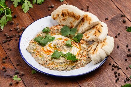 Бабагануш с питой