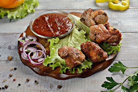 Шашлык из бараньей мякоти