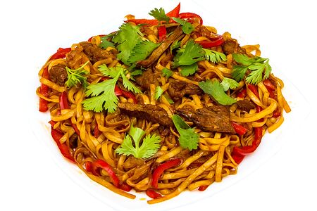 Удон по-китайски с Курицей