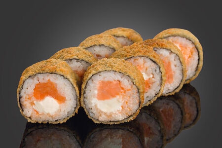 Криспи-ролл с лососем