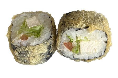 Жареный ролл цезарь