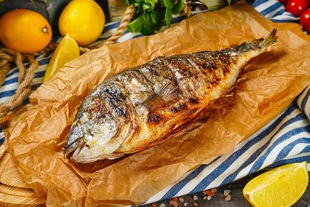 Форель на мангале