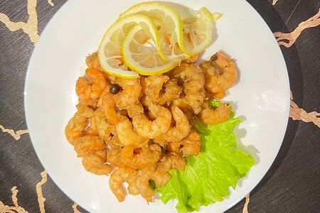 Креветки жареные