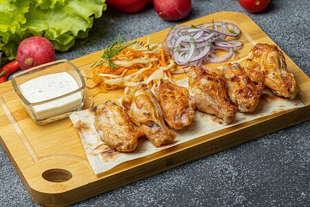 Шашлык из куриных крылышек