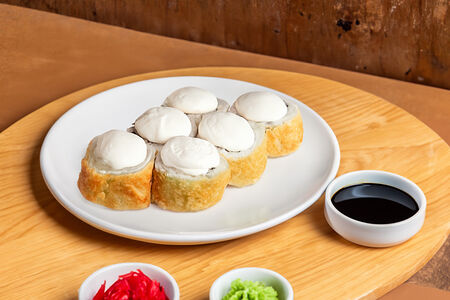 Сливочный лосось Темпура