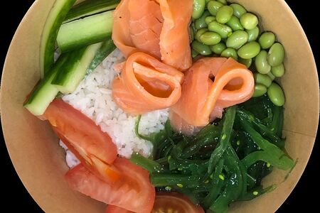 Поке с лососем