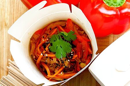 Удон с овощами