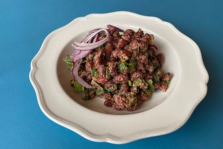 Лобио с грецким орехом