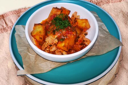 Жаркое из цыпленка