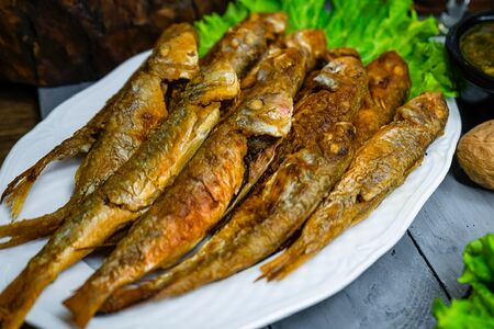 Барабуля жареная