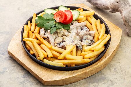 Скоблянка с курицей