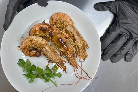 Лангустины гриль