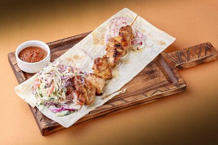 Шашлык из куриного бедра