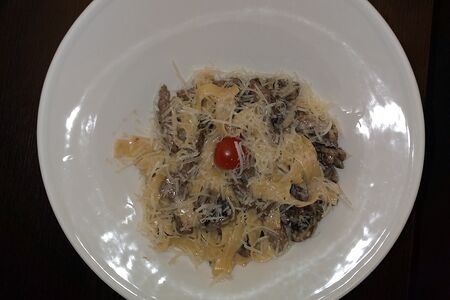 Паста Фунго с говядиной