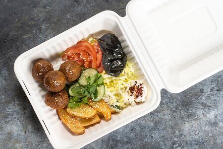 Двойной фалафель в боксе