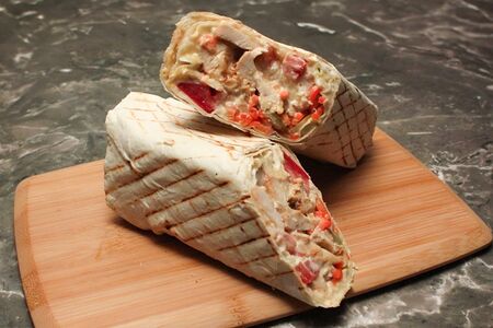 Шаурма с моцареллой