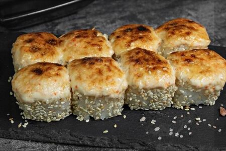 Запечённый ролл Эби хот