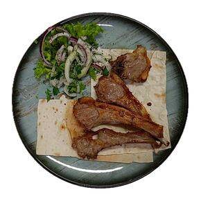 Шашлык из бараньей корейки