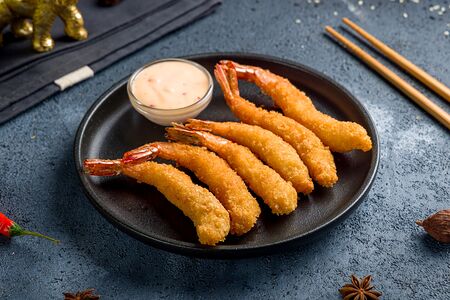 Креветки темпура