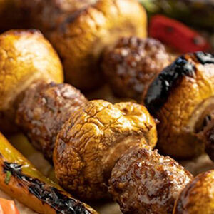 Кебаб с грибами