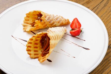 Вафельные трубочки