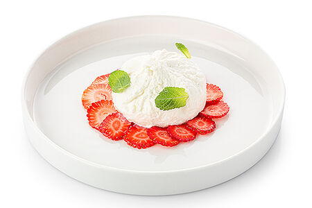 Творог Домашний с клубникой