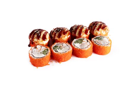 Запеченный с креветками острый