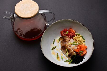 Куршская уха с угрем, судаком и балтийской ламинарией