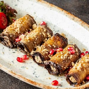 Рулетики из баклажанов