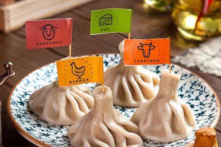 Хинкали с домашним фаршем