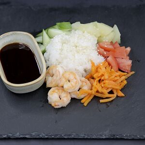 Поке с креветками