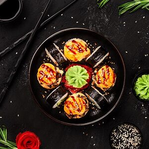 Ролл с шиитаке