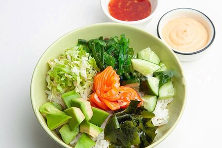 Поке с лососем