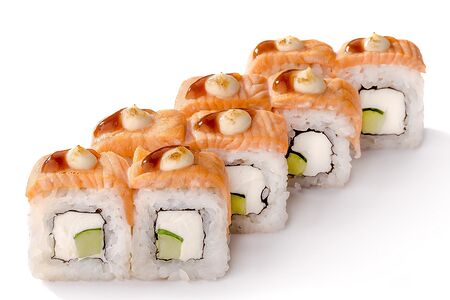 Ролл Филадельфия запеченная