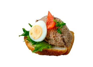 Брускетта с тунцом