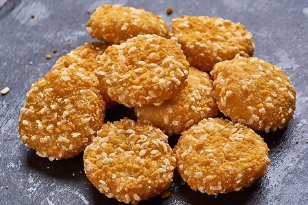 Сырные монетки острые