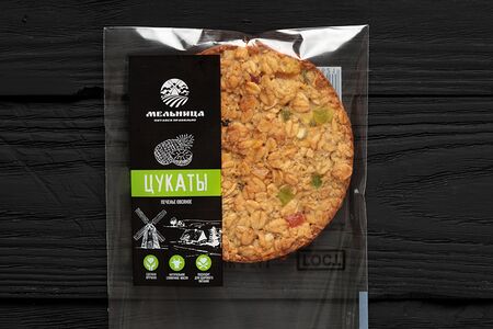 Овсяное печенье с цукатами