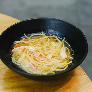 Суп лапша с куриным филе
