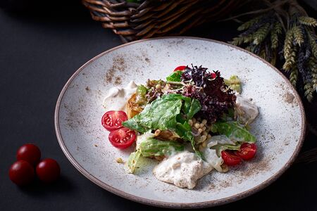 Салат с баклажанами