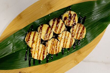 Запечённый курица-креветка