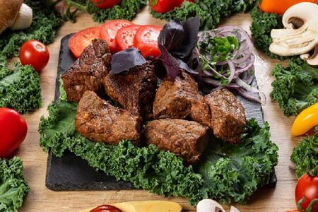 Шашлык из мраморной говядины