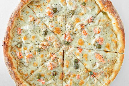 Пицца с морепродуктами