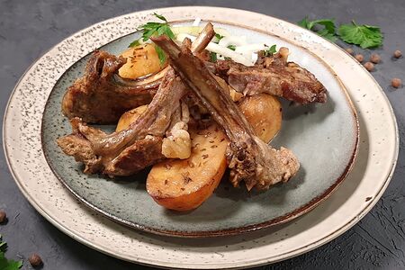 Казан-кебаб с бараниной