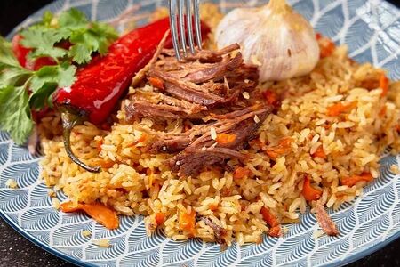 Плов с говядиной