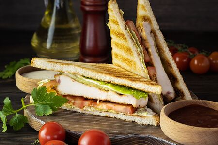 Сэндвич на углях