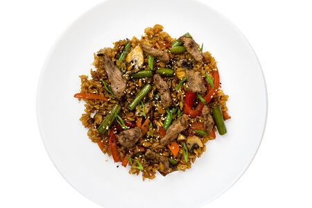 Тяхан с говядиной