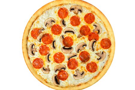 Пицца Пепперони с грибами