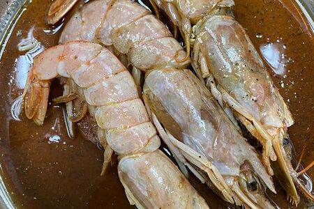 Лангустины гриль