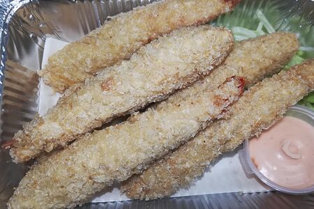 Креветки темпура