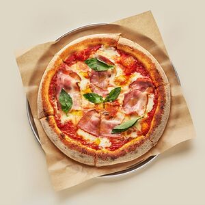Пиццета Маргарита с беконом